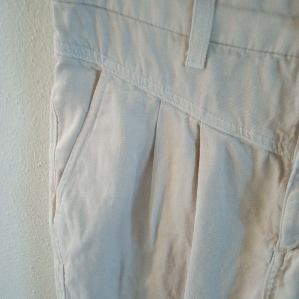 SUNDRY [REVOLVE] High Waisted Pleated Seashell Cream Pants | 28 - Picture 6 of 12